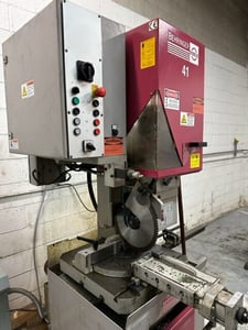 5.5" Behringer #VMS400H, Cold Saw, 3.5 HP, 15.7" blade diameter, 460 V., 2009
