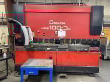 100 Ton, Amada #HFE100-3S, 10' overall, 106" between housing, 2003