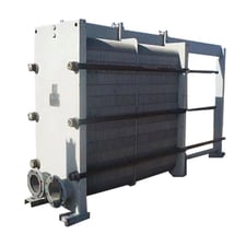 3034 sq.ft., APV, SR950, Plate Heat Exchanger, Stainless Steel, (290) plates, 1400 GPM, 8732500 BTU/hr., 150