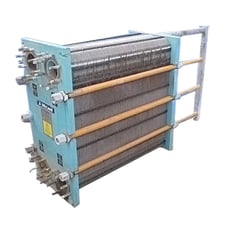 780 sq.ft., Cetetherm, M10-BFG, plate heat exchanger, Stainless Steel, (277) plates, 48 gallons, 149 psi @