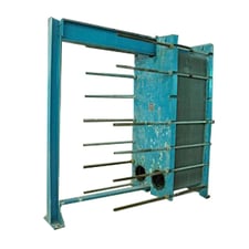 3513 sq.ft., Paul Mueller, AT130-B-20, Accu-Therm Plate Heat Exchanger, Stainless Steel, (219) 86" L x 32" W