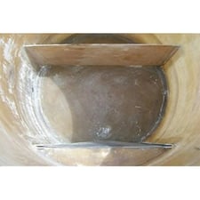 1000 gallon Raven, Vertical Fiberglass Liquid Pump Tank, 5' diameter x 6' 11-1/2" H inside straight wall