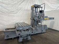4" Giddings & Lewis Fraser #70A-D4-T, horizontal boring mill, 36" x 72" table, 10-1300 RPM, S/N 150-921