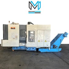 Mazak #FH-4800, CNC horizontal machining center, 80 automatic tool changer, 22" X, 24" Y, 22" Z, 12000 RPM