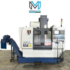 YCM #MV106A, CNC vertical machining center, 24 automatic tool changer, 40" X, 23.6" Y, 23.6" Z, 8000 RPM