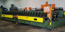 24 Stand, Tishken #24-HWAS-3, rollformer, 3" spindle diameter, 40" adj. rollspace, 6-1/2"- 8-3/8" vertical