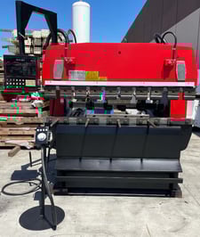55 Ton, Amada #RG-50, CNC press brake, 6.8' overall, 59.9" between housing, 3.9" stroke, 15.76" throat, 14.6"