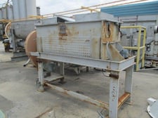 35 cu.ft. J.H. Day, Stainless Steel double ribbon blender w/dimple jacketed trough