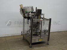Fowler / Zalkin #CA(S)12/480, automatic, 12 head, rotary, Stainless Steel, servo driven, ROPP capper, mounted