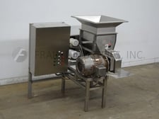 Urschel #2100, Stainless Steel Comitrol, with feeder and processor unit, stationary cutting head & rotating