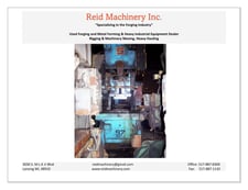 100 Ton, Scottish OBI, 6" stroke, 22" Shut Height, 4" bolster