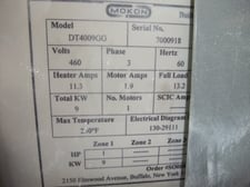 9 KW Mokon TCU #DT4009GG, temperature control unit, 1 zone, 460 V., s/n 7000918