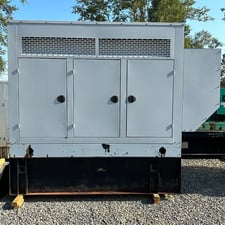 160 KW Detroit #150DSEJB, diesel generator, sound attenuated enclosure on base tank, 120/208 Volts, 223