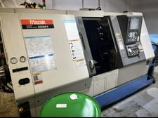 Mazak #SQT-250MY, CNC lathe, 20.6" swing, 10" chuck, 11.81" cut diameter, Mazatrol Fusion Control, 2001
