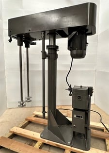 10 HP Myers #850A-10-212, Dual Shaft Disperser, 1.75" diameter x 47" L Stainless Steel shaft