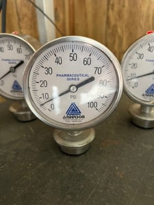 Anderson #EM071011231021A, Pressure Gauge, 100 psi, #0544314
