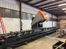 Elumatec #SBZ-130, Aluminum Profile Machining Center, 3-Axis, 402" L Bed, 402" X, 19" Y, 13" Z, 197 FPM X, 98