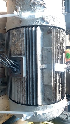 150 HP 1190 RPM Siemens, Frame B447T, TEFC, 1.15 service factor, 460 Volts