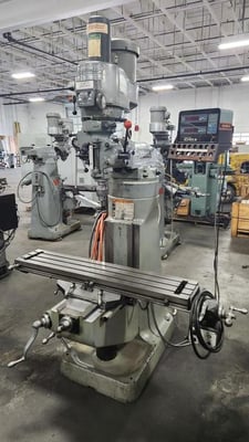 Bridgeport #Series-I, vertical mill, 9" x42" tbl., 2 HP, 31" X, 12" Y, 16" Z, variable speed, 2J head, R8