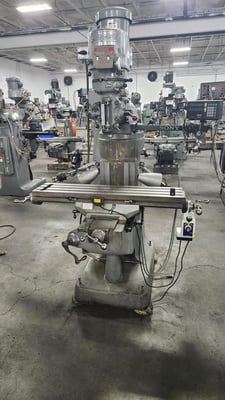 Bridgeport #Series-I, vertical mill, 9" x42" tbl., 2 HP, 31" X, 12" Y, 16" Z, variable speed 2J head, Sony