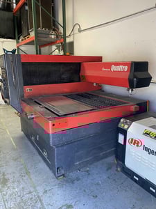 Amada #Quattro, Laser, 1000 Watt, 4' x 4', Fanuc 160i-L, 2002
