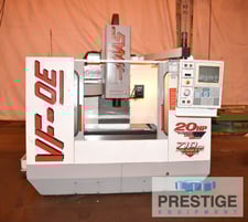 Haas #VF-0E, 30" X, 16" Y, 20 station automatic tool changer, pre-wired 4th Axis, prog coolant, chip auger