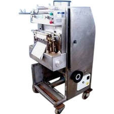 Toresani #MT265A, Stainless Steel Ravioli Machine, 60 lbs/hr to 103 lbs/hr, 9" diameter Hopper, 5" diameter x