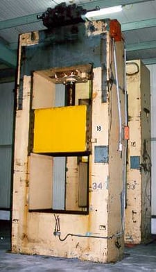 170 Ton, Wallace, 60" x48", down-act, 92" daylight, 36" stroke, 600 IPM, (2) 75 HP motors, #140 (2 available)