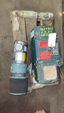 7.5 HP 1750/2300 RPM Reliance, Frame CI8IIATZ, DP w/blower, 150/300 VF