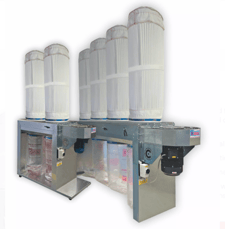 1400-3800 cfm Coral Icon Class, Dust Collector, easy installation