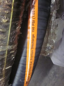 3" Acid checmial suction discharge hose, Gates #45HW, w/female Kamloc on each end, 150 psi