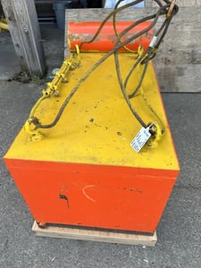 Eriez #SE570, electro magnet, adjustable I-beam hangers included, 25 amps, 230 V.