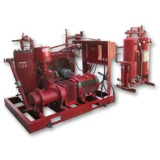 211 cfm, 125 psi, Redmax #RMA-50, Rotary Screw Compressor w/Airtek Regenerative Air Dryer, 50 HP, 460 V