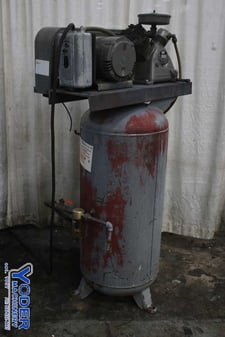 5 HP Worthington, vertical air compressor, #75885