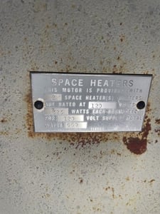 600 HP 1800 RPM Louis Allis, Frame 7110CS, TEFC BB TUBE, 460 Volts