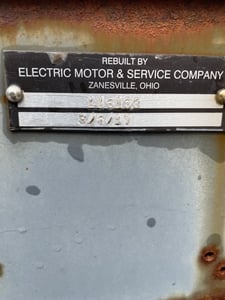 600 HP 600 RPM General Electric, Frame 8411Z, WPISB, 4000 Volts