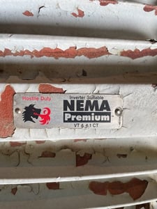 150 HP 3600 RPM U.S. Motors, Frame 445T, TEFC BB, 460 Volts