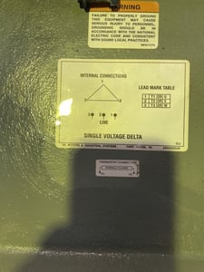 150 HP 3600 RPM General Electric, Frame 445TSC, TEFC BB, 460 Volts, New Surplus (2 available)