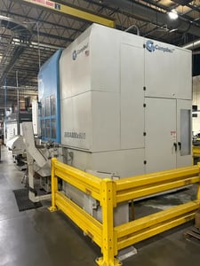 Campbell #800A (MVF-240-1600), 32" X, 24" Y, 20" Z, 2.05" bore, 5k RPM, HSK 100, 20" x6" wheel, Fanuc 35i-B