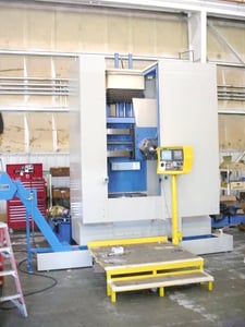 35" Motch & Merryweather #135, Fanuc CNC, 3-jaw 30" chk, chip conveyor, new hydraulic, complete remfr 2025, 1