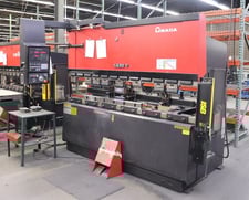 88 Ton, Amada #FBD-8025, CNC hydraulic press brake, 8.6' overall, 86.6" between housing, NC9EXII 3-Axis CNC