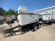 56 KW Multiquip #DCA70SSIU4f, diesel, sound attenuated enclosure, 240/480 Volts, 5669 hours, 2018