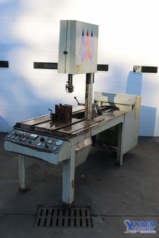 18" x 20" Peerless #VB-1820XL, tilt frame vertical band saw, #70566