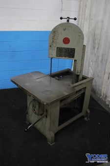9" x 14-1/4" Roll-In #1459, vertical band saw, #76075