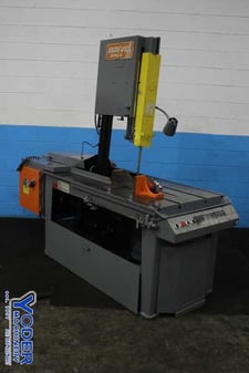 18" x 20" Marvel #Series-8-Mark-I, vertical band saw, 14.8' x 1" blade, 2 HP, 50-450 FPM, 1981