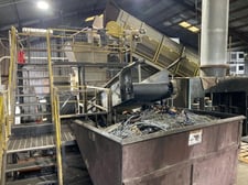 Granutech Saturn #62-X-40HT, Dual Shaft Shredder, 62" x 40" feed opening, (2) 100 HP motor, 7500 hours