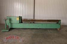 12' x 16 gauge J M Montgomery #14416H, 6" roll diameter, 7.5 HP, #13624