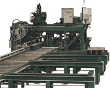 3 Spindle, Structural Fabrication, CNC controller, variable speed, 44" depth, multi-axis drilling