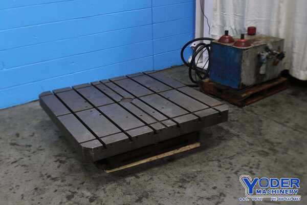 48" x 48" Hydrostatic rotary table, #71831