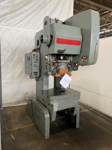 60 Ton, Bliss #C-60, OBI Press, 4" stroke, 14-1/4" Shut Height, 3" adj, 90 SPM, S/N H-66546, 1974
